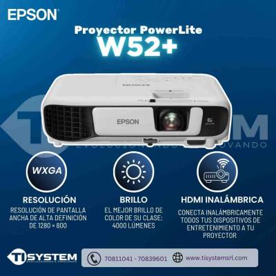 PROYECTOR EPSON POWERLITE W52+ 